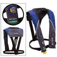 Onyx M 24 In-Sight Manual Inflatable Life Jacket - Blue